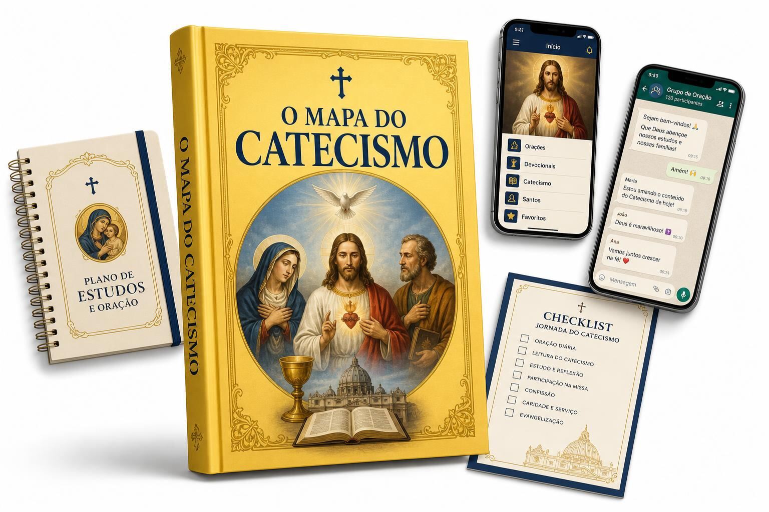 O Mapa do Catecismo com os bônus da oferta